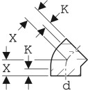 Geberit 363045161  PE Bogen 45Gr d56