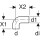 Geberit 363080161 pe Coude de raccordement 90Gr pour manchon