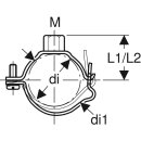 Geberit 365843002  Rohrschelle mit Gewindemuffe M10