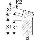 Geberit 367015161  PE Bogen 15Gr mit langem Schenkel