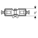 Geberit 461804001 gis Raccord dangle