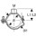 Geberit 369843002  Rohrschelle mit Gewindemuffe M10