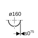 Geberit 369850001  Tragschale verzinkt und lackiert