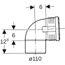 Geberit 390524141  Silent-PP Bogen 87,5Gr d110