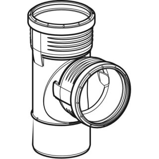 Geberit 390554141 Silent-PP Bogenabzweigung 87,5Gr, 9,48 €