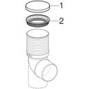Geberit 39059393111 Coude de raccordement Silent-PP 90Gr d110