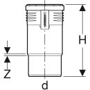 Geberit 390718141  Silent-PP Langmuffe d160