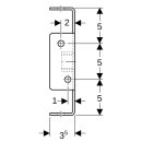 Geberit 461099001 gis support de tube pour point fixe