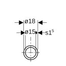 Geberit 19403  Mapress C-Stahl Systemrohr innen