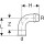 Geberit 20501 Coude de transition en acier au carbone Mapress 90Gr