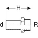 Geberit 21933 Mapress transition en acier au carbone avec ag