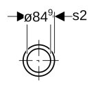 Geberit 22058  Mapress C-Stahl Rohrnippel