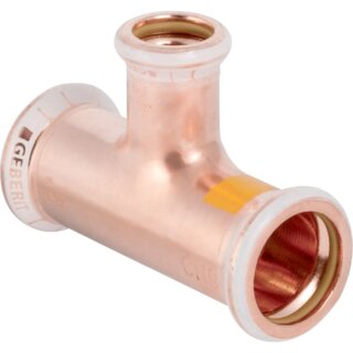 Geberit 34589 Pièce en T en cuivre Mapress réduit