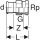 Geberit 65485  Mapress Kupfer &Uuml;bergangsverschraubung