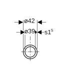Geberit 29107  Mapress C-Stahl Systemrohr