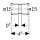 Geberit 34601 Mapress Kupfer Muffe (Gas) d15