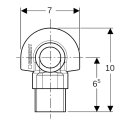 Geberit 60180101001 Kit dinsonorisation pour angle de raccordement 90Gr