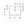 Geberit 500222018 Smyle Square Handwaschbecken, 45x36cm