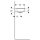 Geberit 500529011 Xeno2 Handwaschbecken, 40x28cm