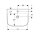 Geberit 500228011 Smyle Waschtisch, 60x48cm