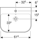 Geberit 500230011 Smyle Waschtisch, 65x48cm