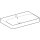 Geberit 500249018 Smyle Square Lavabo, 75x48 cm