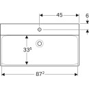 Geberit 500531011 Xeno2 Waschtisch, 90x48cm