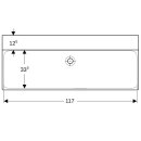 Geberit 500552011 Xeno2 Waschtisch, 120x48cm