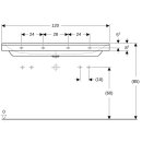 Geberit 500552011 Xeno2 Waschtisch, 120x48cm