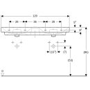 Geberit 500223011 Smyle Square Doppelwaschtisch