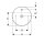 Geberit 500769002 VariForm Aufsatzwaschtisch, rund