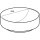 Geberit 500770002 VariForm Aufsatzwaschtisch, rund