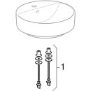 Geberit 500771012 VariForm Aufsatzwaschtisch, oval