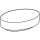 Geberit 500771012 VariForm Aufsatzwaschtisch, oval