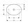 Geberit 500771012 VariForm Aufsatzwaschtisch, oval