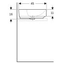 Geberit 500781002 VariForm Aufsatz-WT, rechteckig