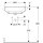 Geberit 500782012 VariForm Halbeinbauwaschtisch, rund