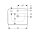 Geberit 500681011 VariForm Halbeinbauwaschtisch, quadr.