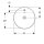 Geberit 500705002 VariForm Einbauwaschtisch, rund