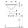 Geberit 500745012 VariForm Unterbauwaschtisch, rund