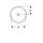 Geberit 500747002 VariForm Unterbauwaschtisch, rund