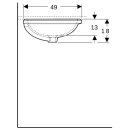 Geberit 500759012 VariForm Unterbau-WT, elliptisch