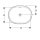 Geberit 500757002 VariForm Unterbau-WT, elliptisch