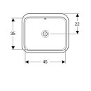 Geberit 500761012 VariForm Unterbau-WT, rechteckig