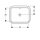 Geberit 500761002 VariForm Unterbau-WT, rechteckig