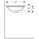 Geberit 500767002 VariForm Unterbau-WT, rechteckig