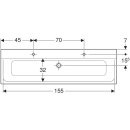 Geberit 500279001 Xeno2 M&ouml;belwaschtisch, 160x48cm