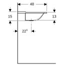 Geberit 500279001 Xeno2 M&ouml;belwaschtisch, 160x48cm