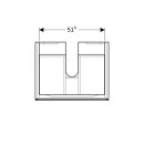 Geberit 500505431 Xeno2 Unterschrank f. WT, 1 Schubl.
