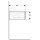 Geberit 500505431 Xeno2 Unterschrank f. WT, 1 Schubl.